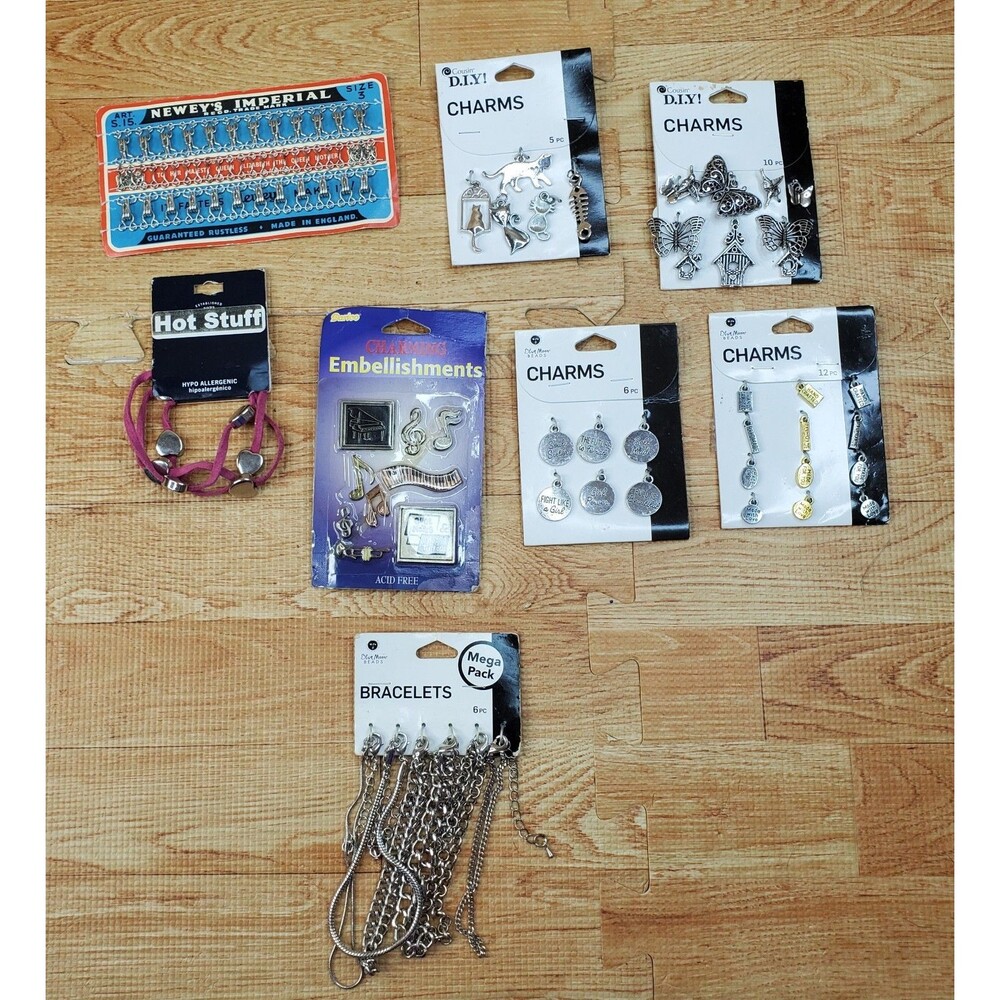 Blue Moon Beads Metal Charms Jewelry Making Findings New in Package Lot